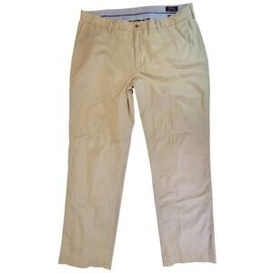 Polo Ralph Lauren‎ Mens Classic Fit Chino Pants Beige Cotton Blend 38x32